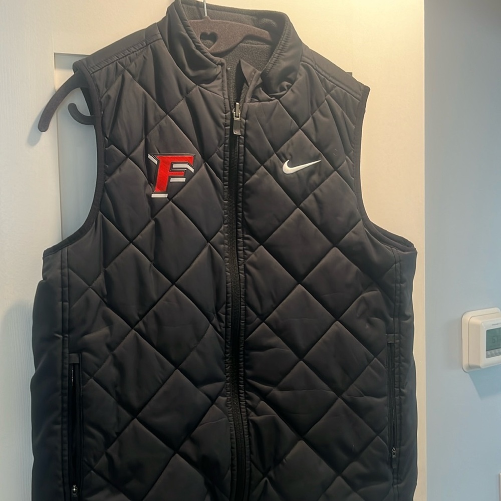 Fairfield univeristy quilted vest (reversible to fleece)